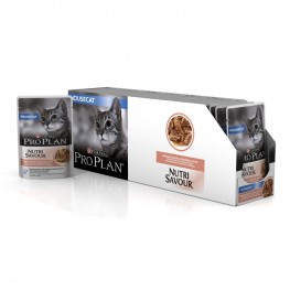 ПРО ПЛАН Влажный корм для домашних кошек Purina Pro Plan, лосось, (пауч), 85 г